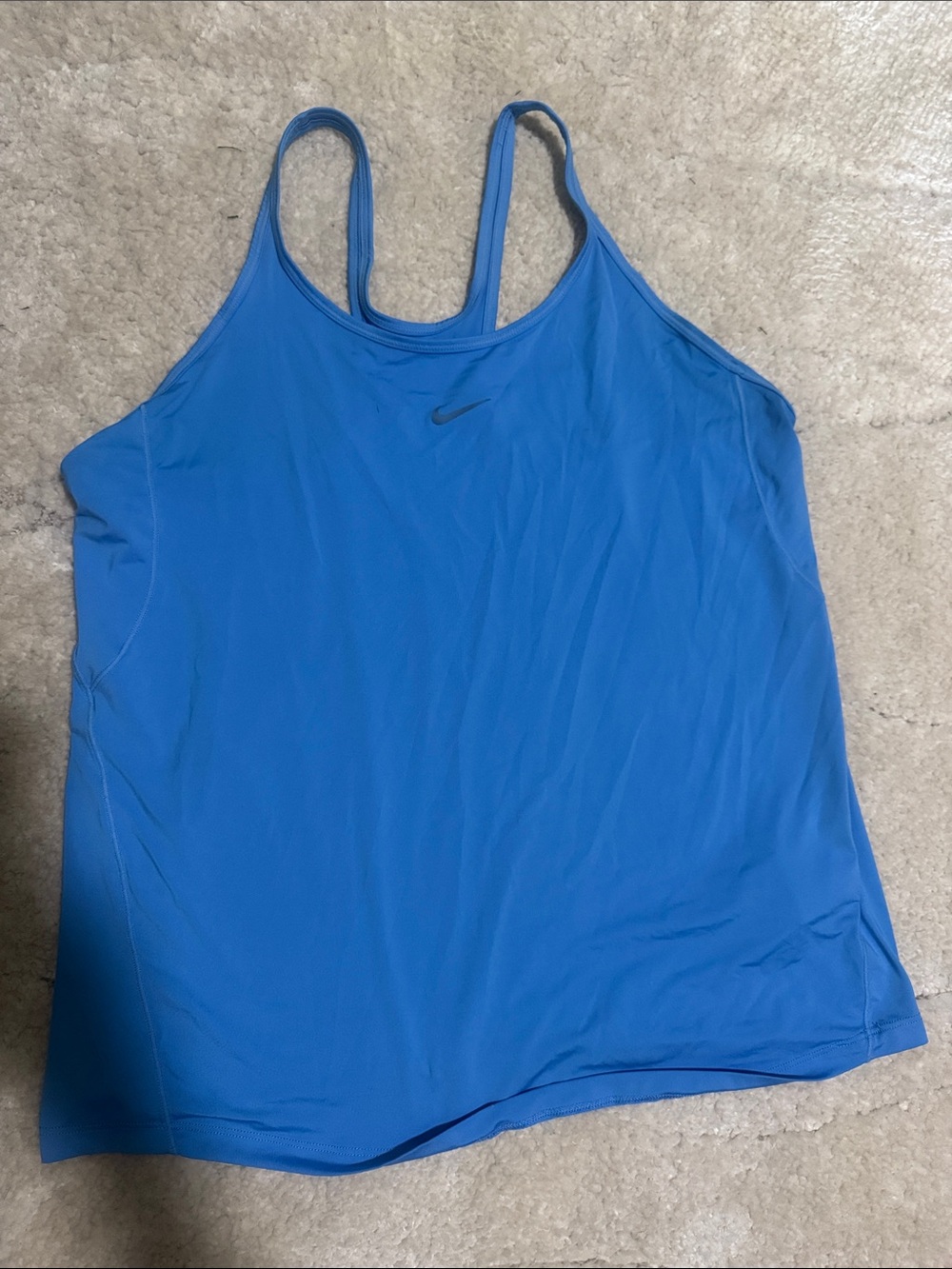 Nike Women's Bright Blue Racerback Tank Top